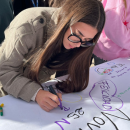 Usuàries de salut mental es mouen contra la violència masclista en el 25N