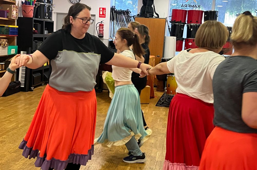 En moviment, al ritme de la percussió
